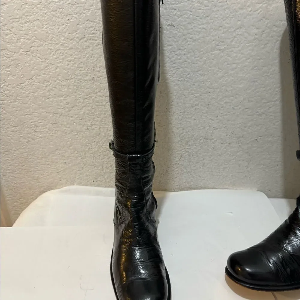 ANYA Ponorovskaya NYC boots women size 38 patent
